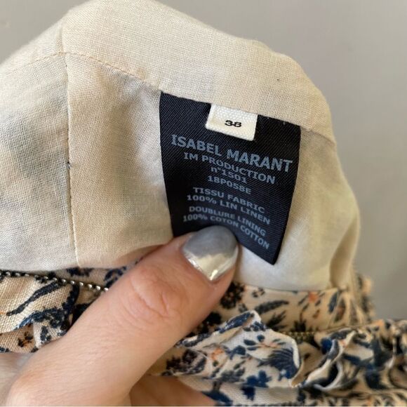 Isabel Marant Etoile Rope Topaz Linen Dress - Picture 5 of 8